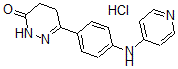 CAS 登录号:98326-33-1, 6-(4-(4'-吡啶基)氨基苯基)-4,5-二氢-3(2H)-哒嗪酮盐酸盐