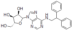 CAS 登录号:98383-40-5, N(6)-(2,2-二苯基乙基)腺苷