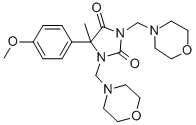 CAS#: 98402-10-9, 1,3-Bis(Morpholinomethyl)-5-(P-Methoxyphenyl)-5-Methylhydantoin
