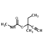 CAS#: 98426-10-9, 3-Methyl-1-pentyn-3-yl methylcarbamate