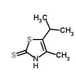 CAS#: 98432-10-1, 5-Isopropyl-4-methyl-1,3-thiazole-2(3H)-thione