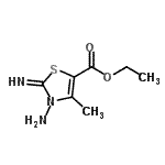 CAS#: 98432-51-0, Ethyl 3-amino-2-imino-4-methyl-2,3-dihydro-1,3-thiazole-5-carboxylate