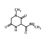CAS 登录号：98432-59-8， N,4-二甲基-3,6-二氧代-2-哌嗪甲酰胺