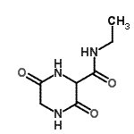 CAS 登录号：98432-60-1， N-乙基-3,6-二氧代-2-哌嗪甲酰胺