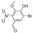 CAS#: 98434-34-5, 3-Methoxy-2-Nitro-4-Hydroxy-5-Bromo-Benzaldehyde