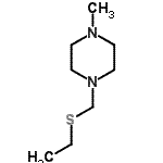 CAS#: 98455-42-6, 1-[(Ethylsulfanyl)methyl]-4-methylpiperazine