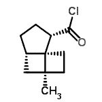 CAS#: 98462-81-8, (1S,4S,6S,9S)-4-Methyltricyclo[4.3.0.0<sup>1,4</sup>]nonane-9-carbonyl chloride