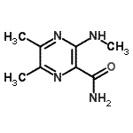 CAS#: 98490-29-0, 5,6-Dimethyl-3-(methylamino)-2-pyrazinecarboxamide
