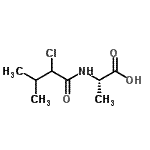 CAS#: 98492-26-3, N-(2-Chloro-3-methylbutanoyl)-L-alanine