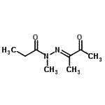 CAS#: 98492-97-8, N-Methyl-N'-[(2E)-3-oxo-2-butanylidene]propanehydrazide