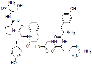 CAS 登录号:98495-22-8, 精氨酰(2)-甘氨酰(3)-苯丙氨酰(4)-皮啡肽