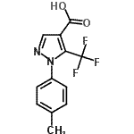 CAS#: 98534-84-0, 1-(4-Methylphenyl)-5-(trifluoromethyl)-1H-pyrazole-4-carboxylic acid