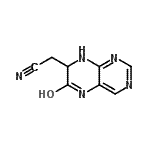 CAS#: 98555-25-0, (6-Hydroxy-7,8-dihydro-7-pteridinyl)acetonitrile