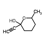 CAS#: 98558-41-9, 2-Ethynyl-6-methyltetrahydro-2H-pyran-2-ol