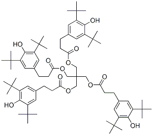 CAS#: 98584-37-3, [3-[3-(4-Hydroxy-3,5-Ditert-Butyl-Phenyl)Propanoyloxy]-2,2-Bis[3-(4-Hydroxy-3,5-Ditertert-Butyl-Phenyl)Propanoyloxymethyl]Propyl] 3-(4-Hydroxy-3,5-Ditertert-Butyl-Phenyl)Propanoate