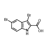 CAS#: 98591-49-2, 3,5-Dibromo-1H-indole-2-carboxylic acid