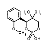 CAS 登录号:98674-82-9, (4R)-4-(2-甲氧基苯基)-5,5-二甲基-1,3,2-二氧磷杂环己烷-2-醇2-氧化物