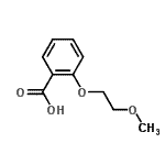 CAS 登录号：98684-32-3， 2-(2-甲氧基乙氧基)苯甲酸