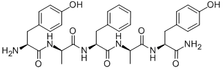 CAS 登录号：98815-38-4， L-酪氨酰-D-丙氨酰-L-苯丙氨酰-D-丙氨酰-L-酪氨酰胺