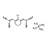 CAS#: 98826-77-8, N,N,N-Trimethyl-Methanaminium Salt With [[2-Chloro-3-(2,2-Dicyanoethenyl)-2-Cyclohexen-1-Ylidene]Methyl]Propanedinitrile (1:1)