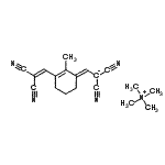 CAS#: 98826-81-4, N,N,N-Trimethyl-Methanaminium Salt With [[3-(2,2-Dicyanoethenyl)-2-Methyl-2-Cyclohexen-1-Ylidene]Methyl]Propanedinitrile (1:1)