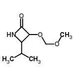 CAS#: 98877-82-8, 4-Isopropyl-3-(methoxymethoxy)-2-azetidinone