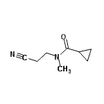 CAS#: 98902-16-0, N-(2-Cyanoethyl)-N-methylcyclopropanecarboxamide