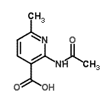 CAS#: 98953-24-3, 2-Acetamido-6-methylnicotinic acid