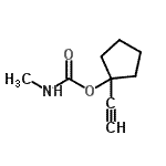 CAS#: 98959-72-9, 1-Ethynylcyclopentyl methylcarbamate
