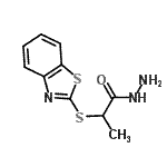 CAS#: 99055-98-8, 2-(1,3-Benzothiazol-2-ylsulfanyl)propanehydrazide
