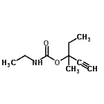 CAS#: 99062-84-7, 3-Methyl-1-pentyn-3-yl ethylcarbamate