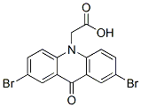 CAS 登录号:99081-85-3, 2,7-二溴-9-氧代-10(9H)-吖啶乙酸