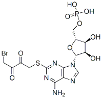 CAS 登录号：99098-32-5， 2-((4-溴-2,3-二氧代丁基)硫代)腺苷 5'-单磷酸酯