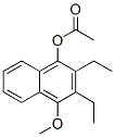 CAS#: 99120-56-6, 2,3-Diethyl-4-Methoxy-1-Naphthalenol Acetate