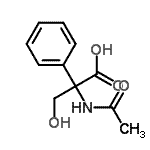 CAS 登录号：99155-34-7， N-乙酰基-2-苯基丝氨酸