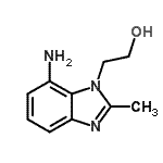 CAS#: 99168-13-5, 2-(7-Amino-2-methyl-1H-benzimidazol-1-yl)ethanol