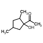 CAS#: 99182-92-0, 1-(1-Hydroxy-2,4-dimethylcyclopentyl)ethanone