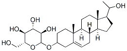 CAS 登录号：99207-79-1， 5-孕烯-3,20-二醇葡糖苷