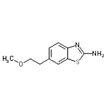 CAS#: 99217-48-8, 6-(2-Methoxyethyl)-1,3-benzothiazol-2-amine