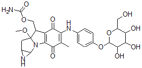 CAS 登录号:99396-19-7, 7-N-(4-O-吡喃葡萄糖基)苯基-9-甲氧基粘吐烷