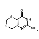 CAS#: 99420-69-6, 6-Amino-4H-[1,3]dithiino[5,4-d]pyrimidin-8(5H)-one
