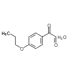 CAS#: 99433-68-8, Oxo(4-propoxyphenyl)acetaldehyde hydrate (1:1)