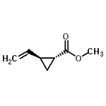 CAS#: 99438-14-9, Methyl (1R,2S)-2-vinylcyclopropanecarboxylate