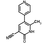 CAS#: 99445-26-8, 2-Methyl-6-oxo-1,6-dihydro-3,4'-bipyridine-5-carbonitrile