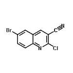 CAS#: 99465-04-0, 6-Bromo-2-chloro-3-quinolinecarbonitrile