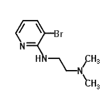 CAS 登录号：99516-14-0， N'-(3-溴-2-吡啶基)-N,N-二甲基-1,2-乙二胺