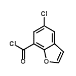 CAS 登录号：99517-27-8， 5-氯-1-苯并呋喃-7-甲酰氯