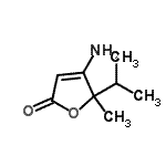 CAS#: 99563-93-6, 4-Amino-5-isopropyl-5-methyl-2(5H)-furanone