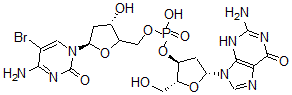 CAS#: 99635-24-2, (1R-(1alpha(Z),2beta(1E,3S*),5alpha))-5-Bromo-2'-Deoxycytidylyl-(5'-3')-2'-DeoxyGuanosine