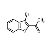 CAS#: 99661-02-6, 1-(3-Bromo-1-benzofuran-2-yl)ethanone